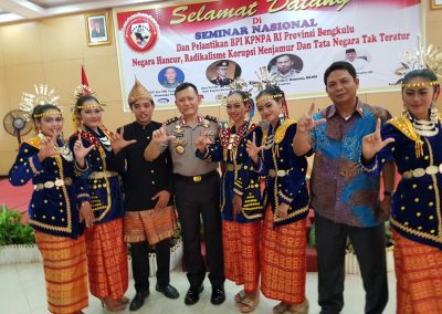 Ike Edwin : Adat Istiadat Kearifan Lokal Patut Dilestarikan, Pelantikan BPI KPNPA RI di Bengkulu