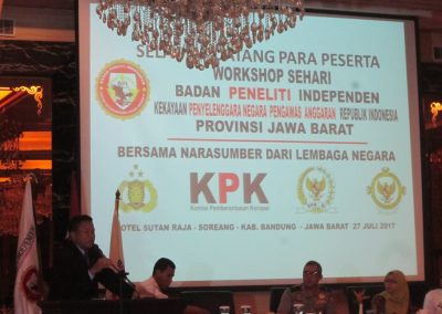 BPI KPNPA RI Gelar Workshop Cegah Korupsi