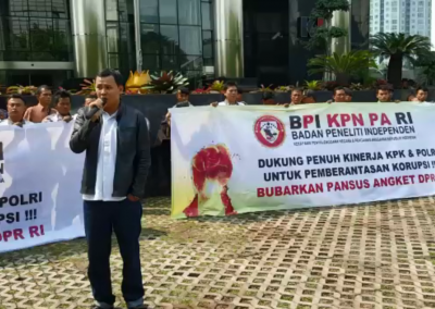 Aksi Damai BPI KPNPA RI Mendukung KPK dan Pembentukan Densus Anti Korupsi