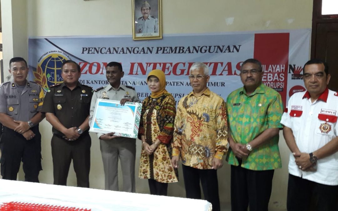 BPI dilibatkan dalam Deklarasi Zona Integritas, BPN Aceh Timur Perangi Korupsi di Birokrasi