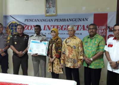 BPI dilibatkan dalam Deklarasi Zona Integritas, BPN Aceh Timur Perangi Korupsi di Birokrasi
