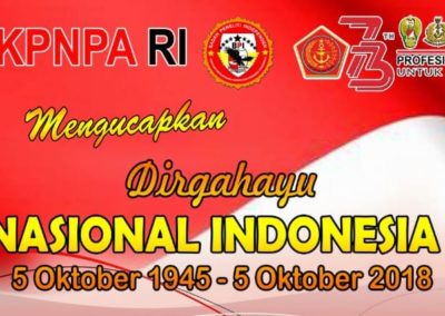 Dirgahayu TENTARA NASIONAL INDONESIA ke 73.