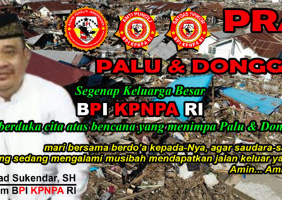 PRAY FOR PALU & DONGGALA