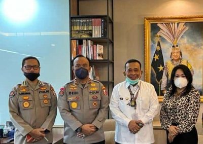 Kadiv Humas Polri Sambut Hangat Kunjungan Tubagus Rahmad Sukendar