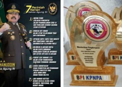 ” Jaksa Agung Catatkan Namanya dalam Anugerah 2 Dasawarsa BPI AWARDS Nominasi Master Of Coruption Hunter “