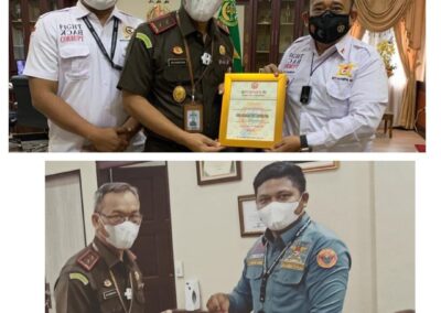 ” BPI KPNPA RI Ganjar Kajati Sumut dengan BPI Awards Melalui Representasi kinerja Asintel & Asdatun “