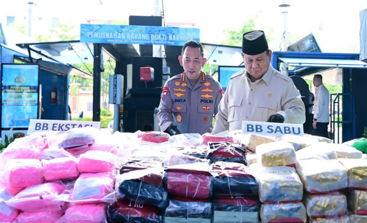 Rp29 Triliun Lenyap! Prabowo Musnahkan Barang Bukti Narkoba Terbesar Sepanjang Sejarah