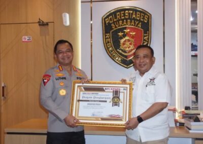 Kinerja Polrestabes Surabaya Jadi Perhatian Presiden Prabowo, Raih BPI Award dari BPIKPNPARI