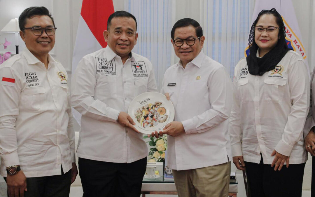 Ketua Umum BPI KPNPA RI Silaturahmi dengan Gubernur DKI Jakarta Pramono Anung di Balai Kota